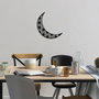 Wallity Crescent 2 - Accesorio decorativo de pared de metal Negro